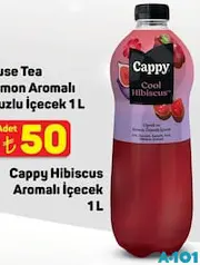 CAPPY HİBİSCUS AROMALI İÇECEK 1 L fiyat ve kampanya bilgisi